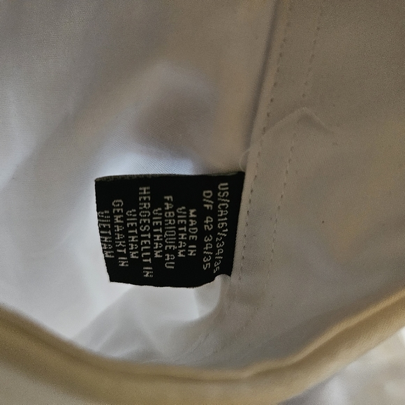 Saks Fifth Avenue White Tuxedo  Shirt 16.5 34/35 - Picture 6 of 6